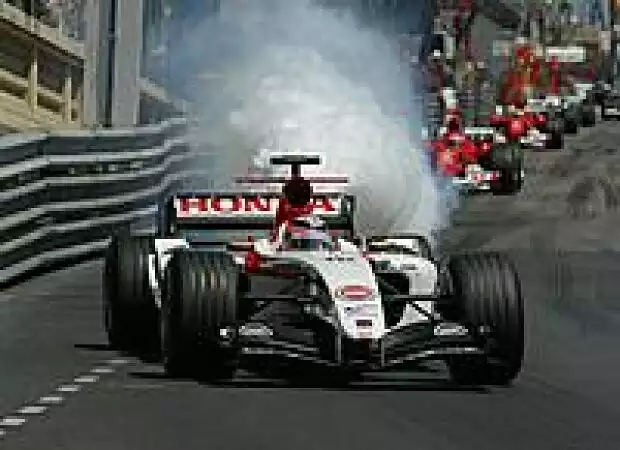Motorschaden bei Takuma Sato Titel-Bild zur News: Motorschaden bei Takuma Sato