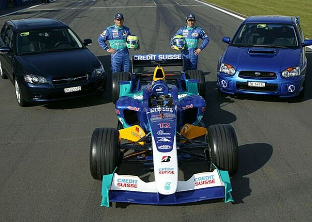 Titel-Bild zur News: Giancarlo Fisichella und Felipe Massa fahren Sauber und Subaru