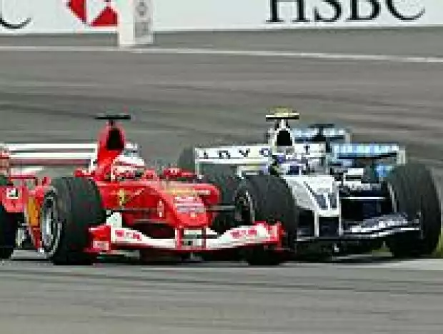 Rubens Barrichello und Juan-Pablo Montoya kollidieren Titel-Bild zur News: Rubens Barrichello und Juan-Pablo Montoya kollidieren
