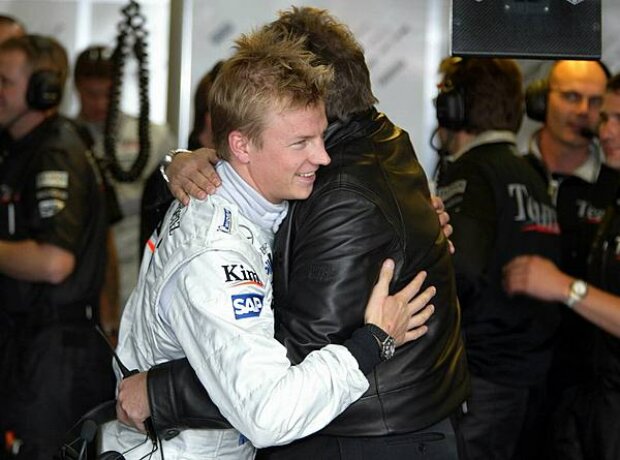Titel-Bild zur News: Kimi Räikkönen mit Norbert Haug