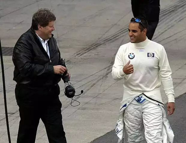 Norbert Haug und Juan-Pablo Montoya Titel-Bild zur News: Norbert Haug und Juan-Pablo Montoya