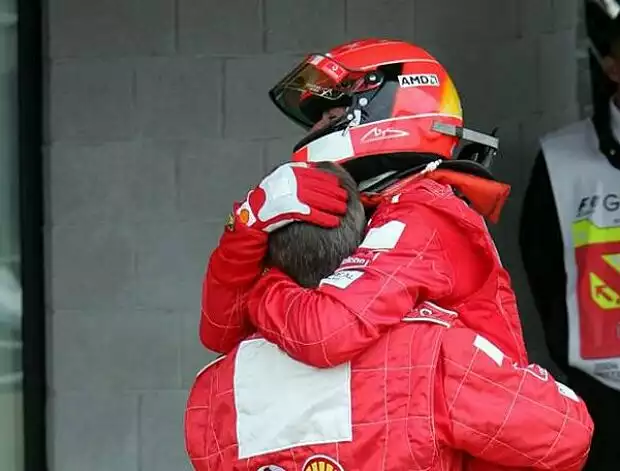 Ross Brawn und Michael Schumacher Titel-Bild zur News: Ross Brawn und Michael Schumacher