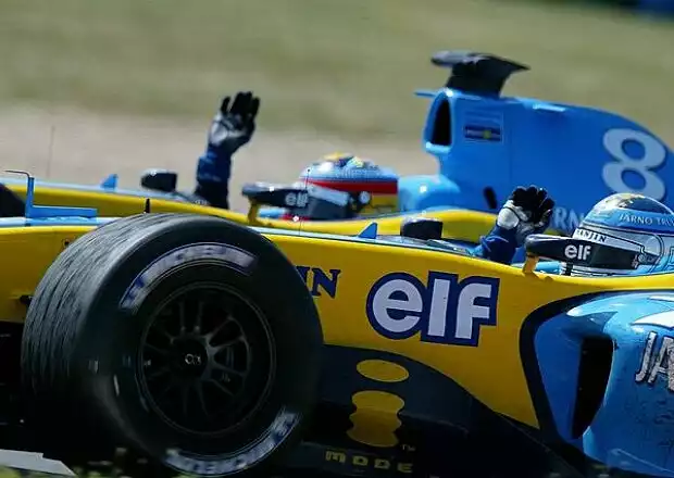 Titel-Bild zur News: Alonso und Trulli