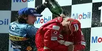 Bild zum Inhalt: Alonso: Schumacher arbeitet viel härter als Armstrong