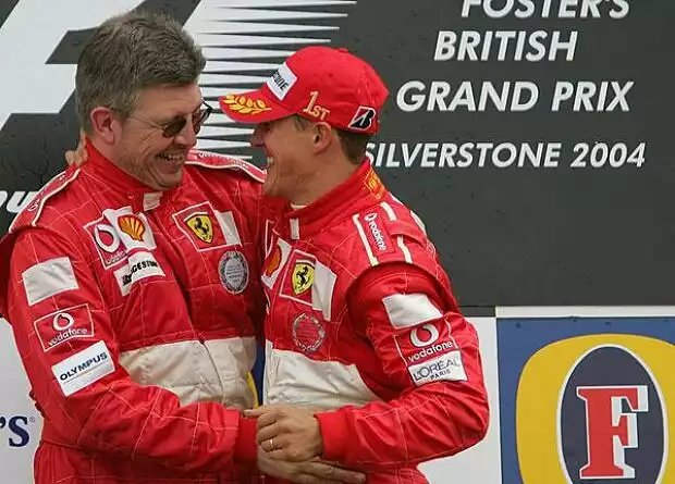 Brawn und Schumacher Titel-Bild zur News: Brawn und Schumacher