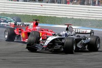 Barrichello und Coulthard
