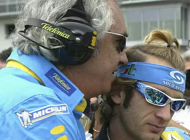 Titel-Bild zur News: Flavio Briatore und Jarno Trulli