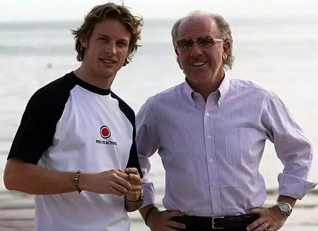 Jenson Button und David Richards Titel-Bild zur News: Jenson Button und David Richards