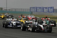 Coulthard, Pizzonia und Webber