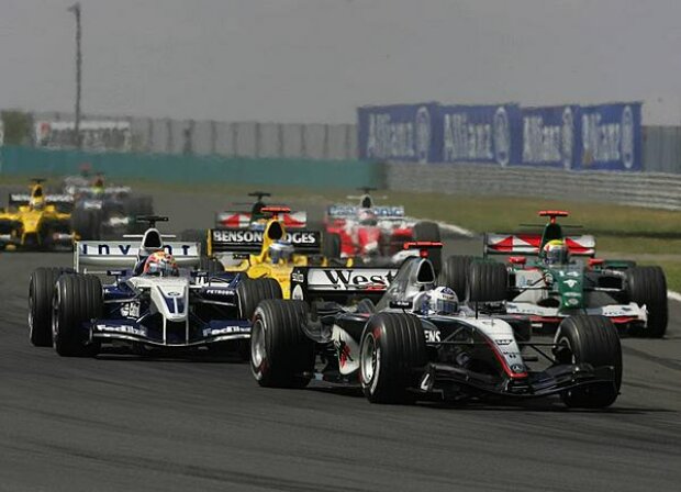 Titel-Bild zur News: Coulthard, Pizzonia und Webber