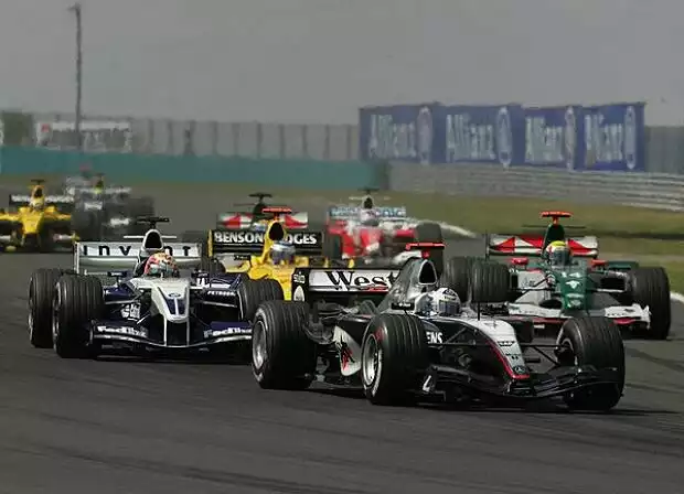 Coulthard, Pizzonia und Webber Titel-Bild zur News: Coulthard, Pizzonia und Webber