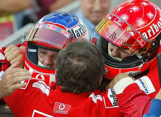 Barrichello, Todt und Schumacher Titel-Bild zur News: Barrichello, Todt und Schumacher