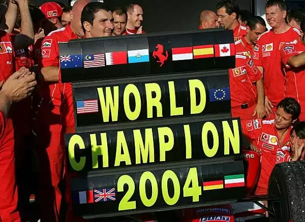 Ferrari feiert den Konstrukteurstitel Titel-Bild zur News: Ferrari feiert den Konstrukteurstitel