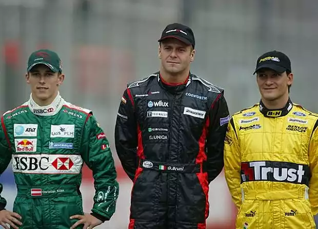 Christian Klien, Gianmaris Bruni, Giorgio Pantano Titel-Bild zur News: Christian Klien, Gianmaris Bruni, Giorgio Pantano