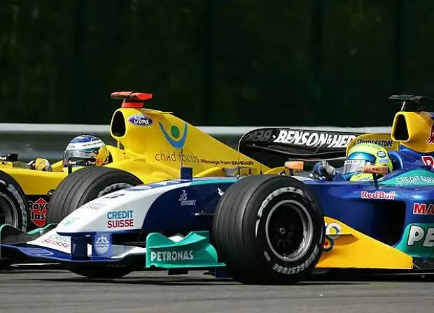 Felipe Massa (vorn) und Nick Heidfeld (hinten) Titel-Bild zur News: Felipe Massa (vorn) und Nick Heidfeld (hinten)