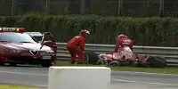 Bild zum Inhalt: Schumi war angeblich bewusstlos - wieder Monza-Crash