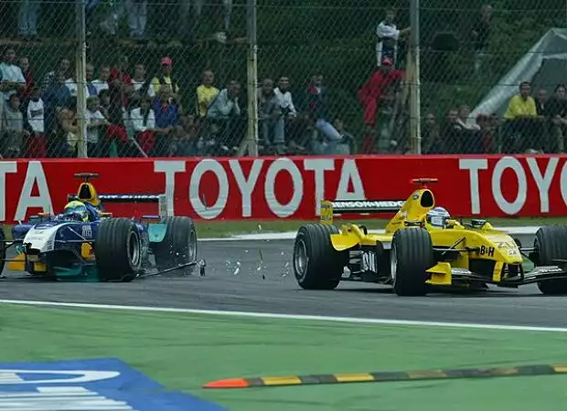 Nick Heidfeld (vorne) und Felipe Massa Titel-Bild zur News: Nick Heidfeld (vorne) und Felipe Massa