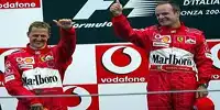Michael Schumacher und Rubens Barrichello