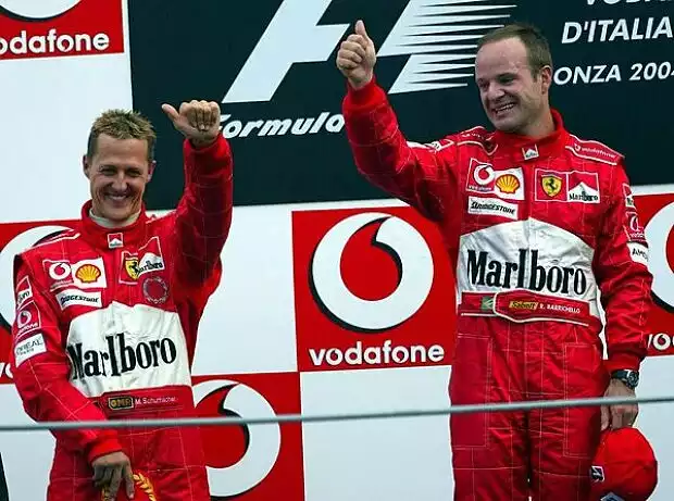 Michael Schumacher und Rubens Barrichello Titel-Bild zur News: Michael Schumacher und Rubens Barrichello