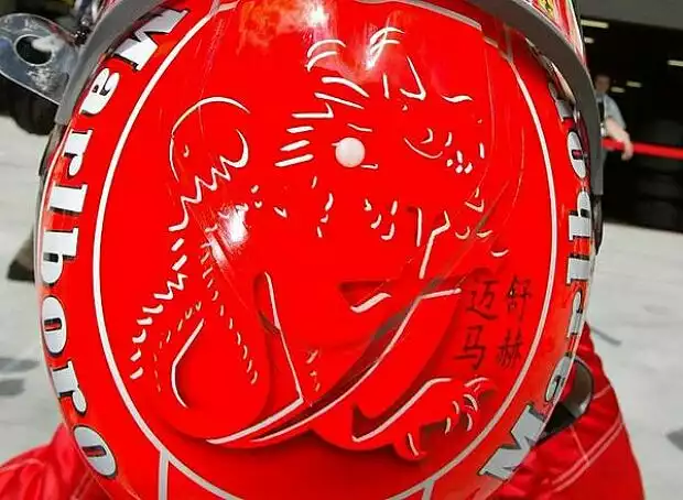 Schumacher-Helm Titel-Bild zur News: Schumacher-Helm