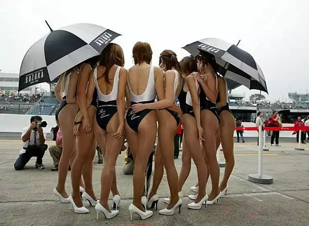 Titel-Bild zur News: Regnerisches Wetter in Suzuka
