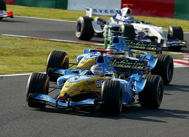 Titel-Bild zur News: Jacques Villeneuve und Fernando Alonso