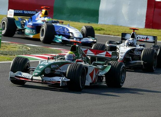 Titel-Bild zur News: Webber, Coulthard und Fisichella
