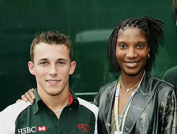 Christian Klien mit einem Model Titel-Bild zur News: Christian Klien mit einem Model