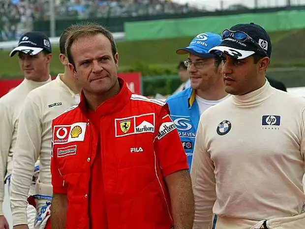 Ralf Schumacher, Barrichello, Villeneuve und Montoya Titel-Bild zur News: Ralf Schumacher, Barrichello, Villeneuve und Montoya
