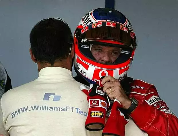 Juan-Pablo Montoya und Rubens Barrichello Titel-Bild zur News: Juan-Pablo Montoya und Rubens Barrichello