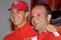 Bild zum Inhalt: Beim Feiern war Schumacher wieder weltmeisterlich