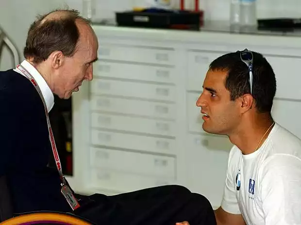 Titel-Bild zur News: Sir Frank Williams und Juan-Pablo Montoya