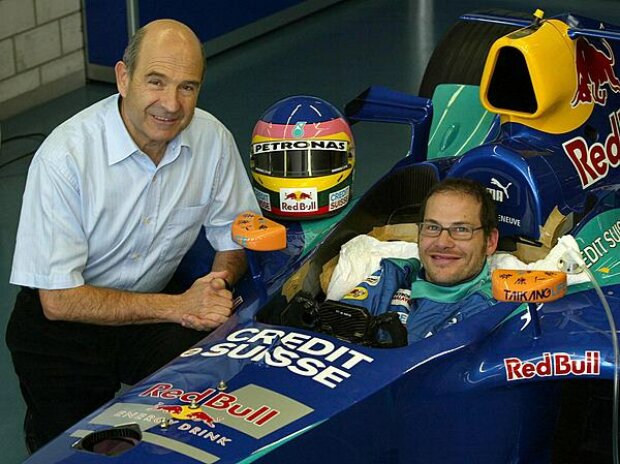 Titel-Bild zur News: Peter Sauber und Jacques Villeneuve