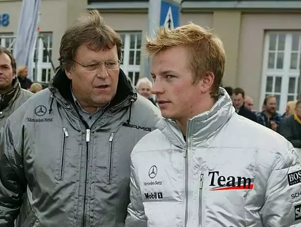 Norbert Haug und Kimi Räikkönen Titel-Bild zur News: Norbert Haug und Kimi Räikkönen