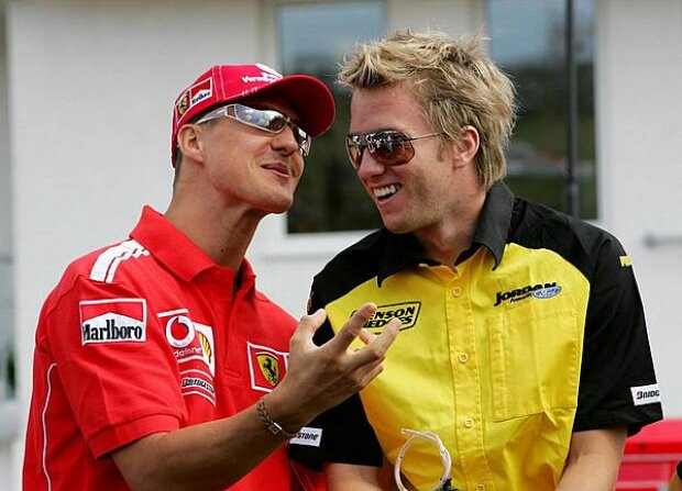 Titel-Bild zur News: Schumacher und Heidfeld
