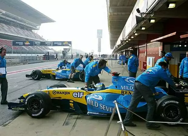 Titel-Bild zur News: Giancarlo Fisichella und Franck Montagny