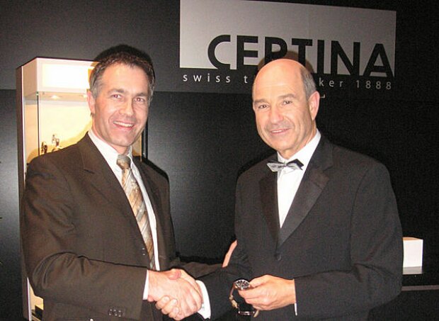 Titel-Bild zur News: 'Certina'-Präsident Adrian Bosshard und Teamchef Peter Sauber