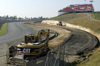 Umbauarbeiten auf dem 'Circuit de Catalunya'