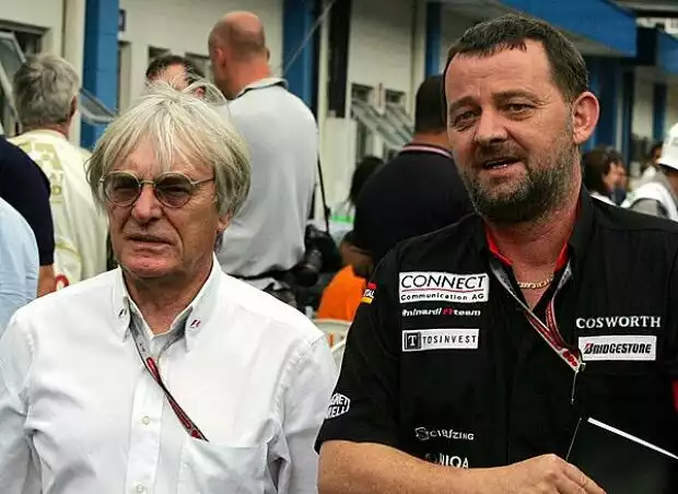 Bernie Ecclestone und Paul Stoddart Titel-Bild zur News: Bernie Ecclestone und Paul Stoddart