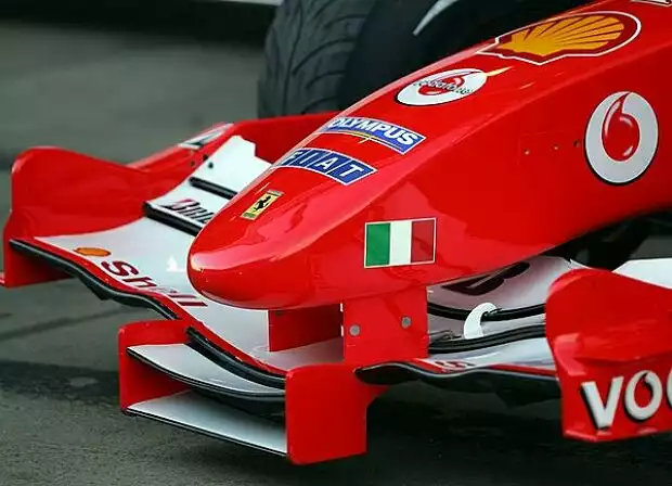 Nase des Ferrari F2004M Titel-Bild zur News: Nase des Ferrari F2004M