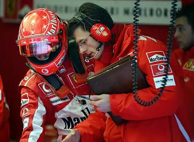 Michael Schumacher und Chris Dyer Titel-Bild zur News: Michael Schumacher und Chris Dyer