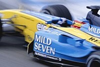 Bild zum Inhalt: Renault-Präsentation: 'Mild Seven' bleibt Hauptsponsor