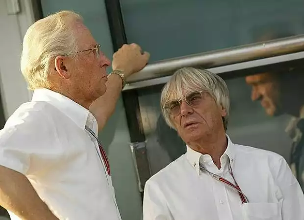 Titel-Bild zur News: Hubbert und Ecclestone