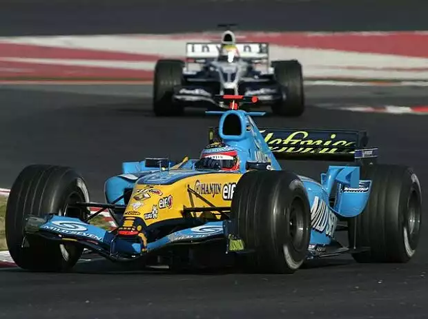 Titel-Bild zur News: Fernando Alonso und Mark Webber
