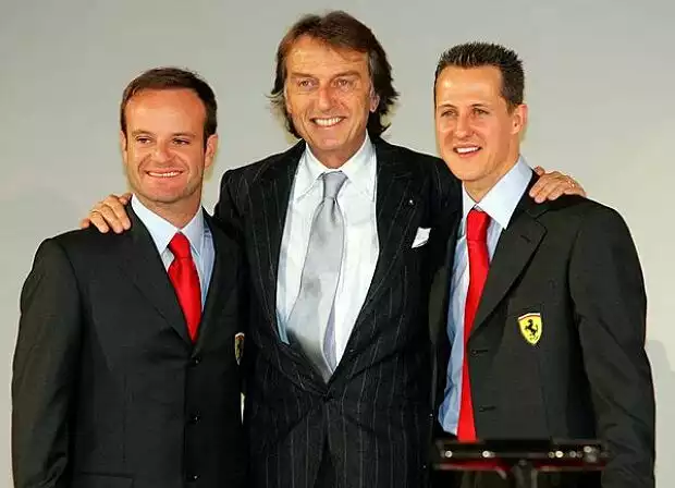 Barrichello, Montezemolo und Schumacher Titel-Bild zur News: Barrichello, Montezemolo und Schumacher