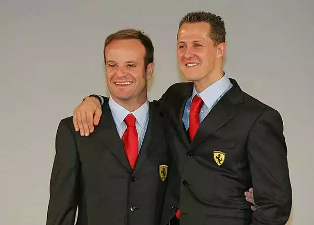 Barrichello und Schumacher Titel-Bild zur News: Barrichello und Schumacher