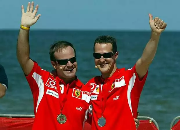 Barrichello und Schumacher Titel-Bild zur News: Barrichello und Schumacher