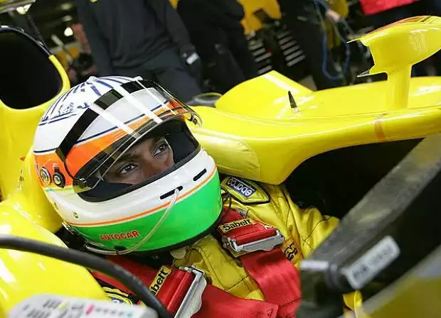 Narain Karthikeyan (Jordan-Toyota EJ15) Titel-Bild zur News: Narain Karthikeyan (Jordan-Toyota EJ15)