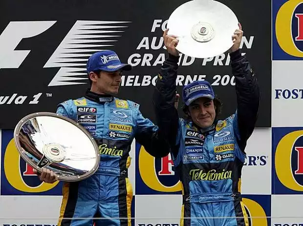 Giancarlo Fisichella und Fernando Alonso Titel-Bild zur News: Giancarlo Fisichella und Fernando Alonso