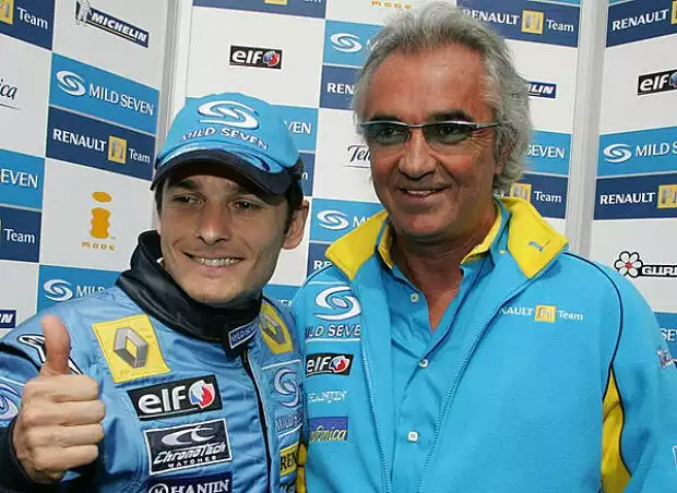 Titel-Bild zur News: Giancarlo Fisichella und Flavio Briatore